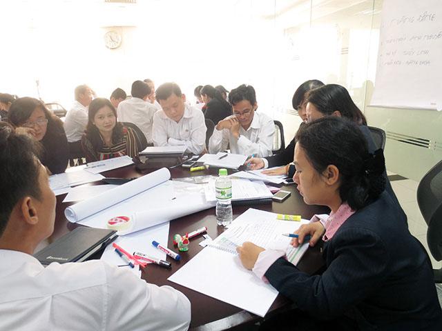Kỹ năng hướng dẫn và động viên Nhân Viên làm việc hiệu quả - Sacombank (09 & 10.12.2014)